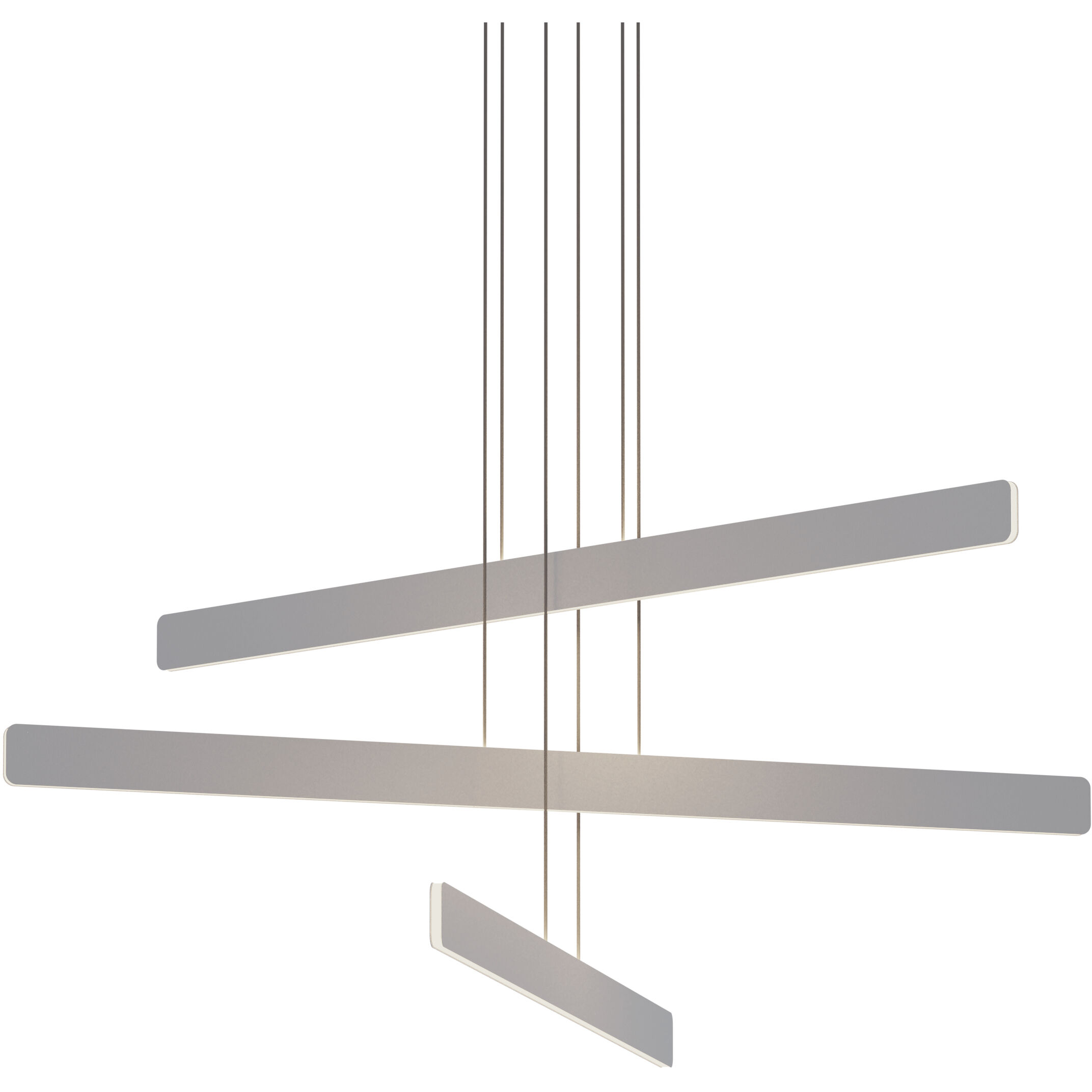 Sub LED 48 inch Silver Pendant Ceiling Light